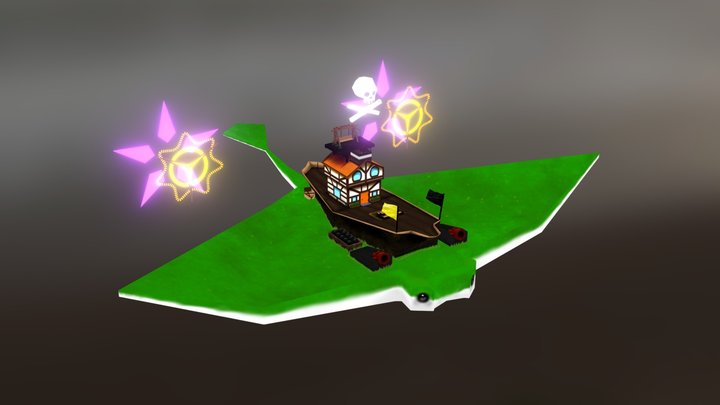 Barco pirata 3D Model