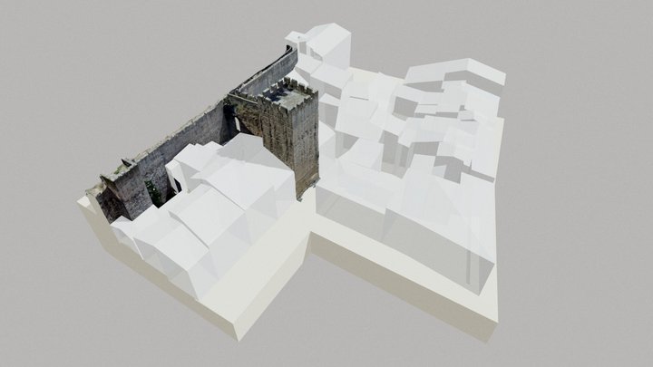 Torre del Aver. Trasdós e Intradós y entorno. 3D Model