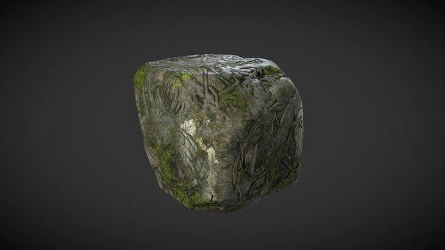 a Ruined brick 3D Model