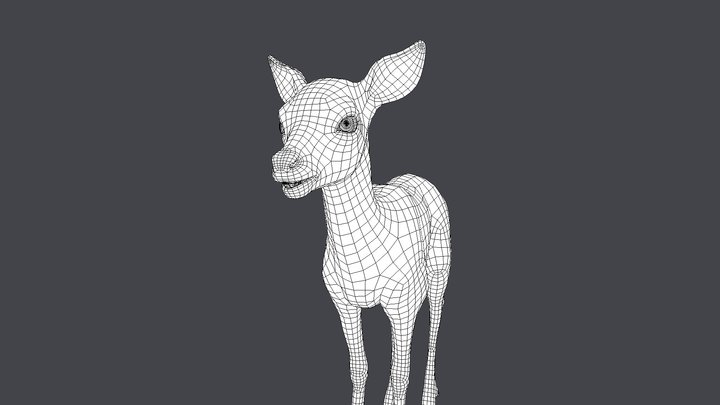 Fawn 3D Model