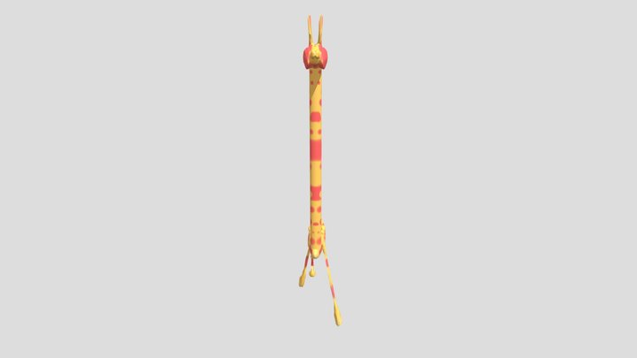 Jerry da Giraffe 3D Model