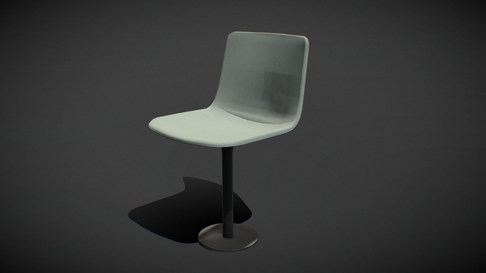 3D model PATO COLUMN Chair-Fabric soft - This is a 3D model of the PATO COLUMN Chair-Fabric soft. The 3D model is about a lamp on a stand.