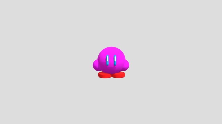 Kirby (Pink) 3D Model