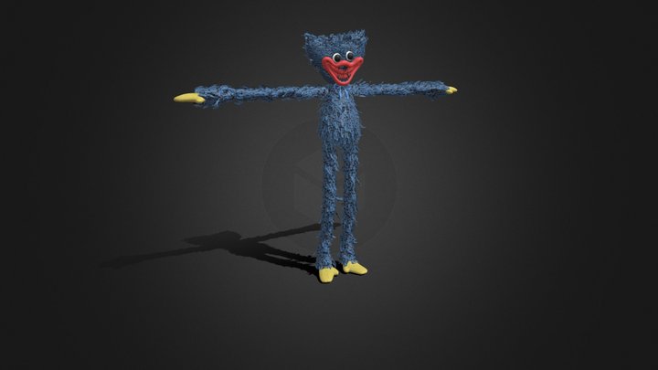 Huggy Wuggy (Poppy Playtime) 3D Model