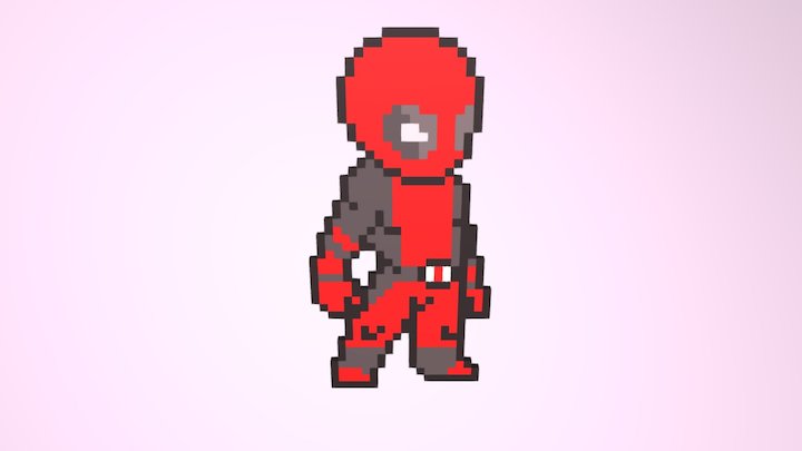 DEAD POOL 3D Model