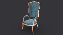 Antique Chair Blue