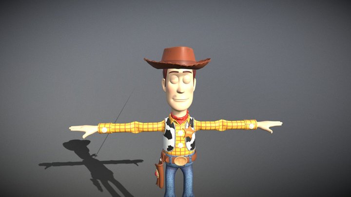 Kingdom Hearts III - Woody 3D Model