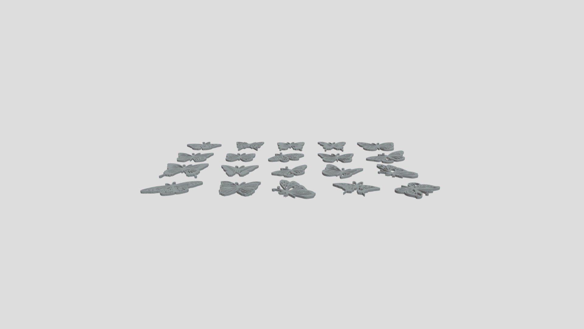 Butterfly Collection Pack - Buy Royalty Free 3D model by Karan.Malhotra ...