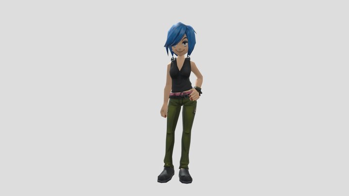 Fusionfall-Marie Kanker 3D Model