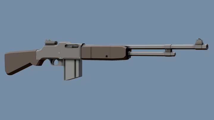 Low-Poly BAR 1918