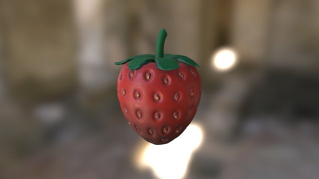 Nice strawberry 3D Model