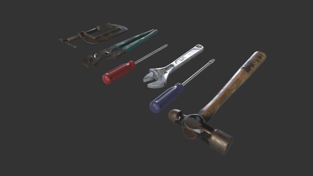 Dark Vale - Tool Set Assets 3D Model