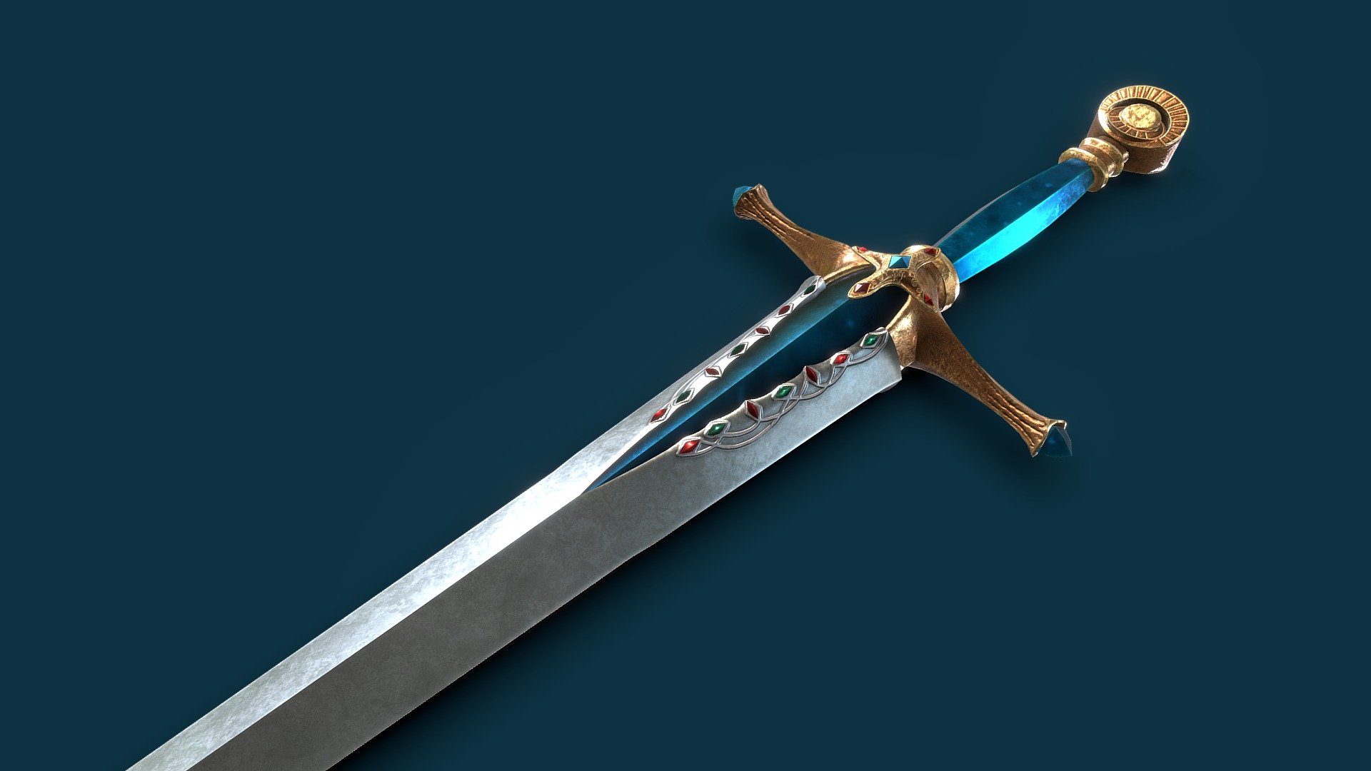 Carian Knight's Sword Elden Ring Fanart Download Free 3D model by
