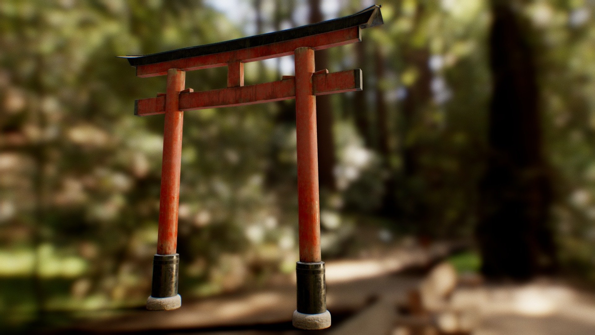 鳥居[Torii] - 3D model by TETSUCUNe [e63dd10] - Sketchfab