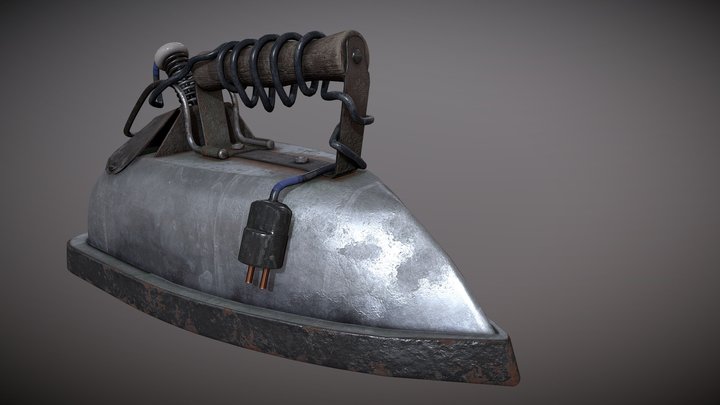 Old USSR Iron 3D Model