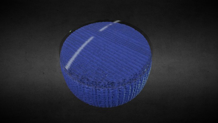 Blue Table 3D Model