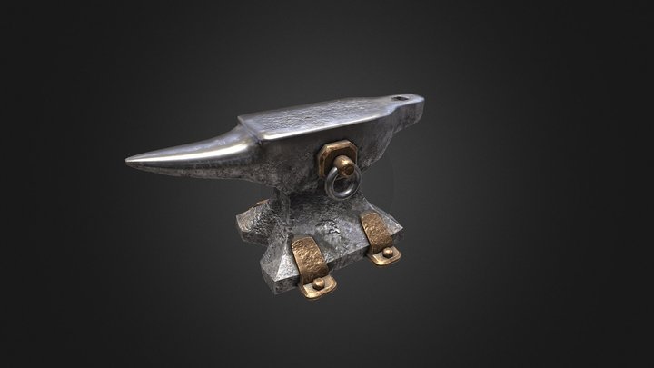 Blacksmith Anvil (game ready asset)