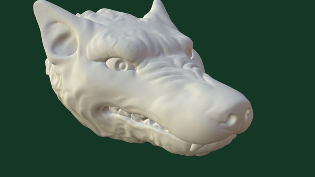 Moro's Head WIP 3D Model