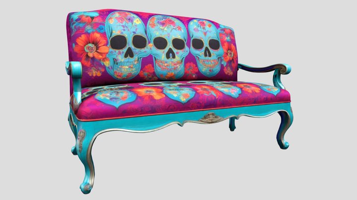 La Calavera Loveseat - sofa – Modèle 3D gratuit STL