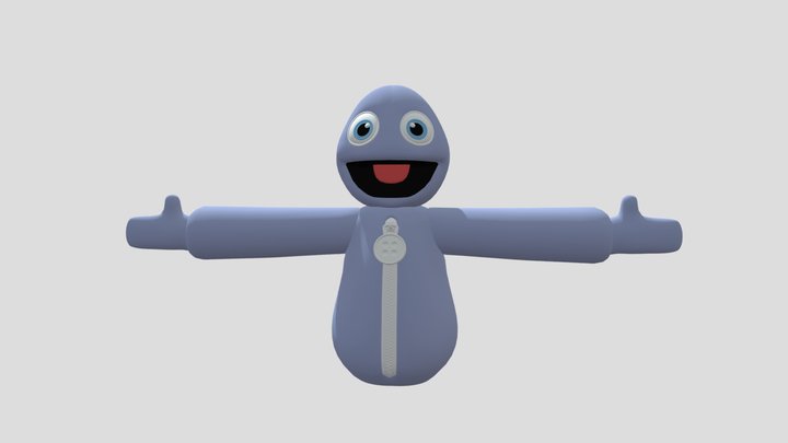 Blue Yeeps Plush – Kostenloses 3D-Modell STL