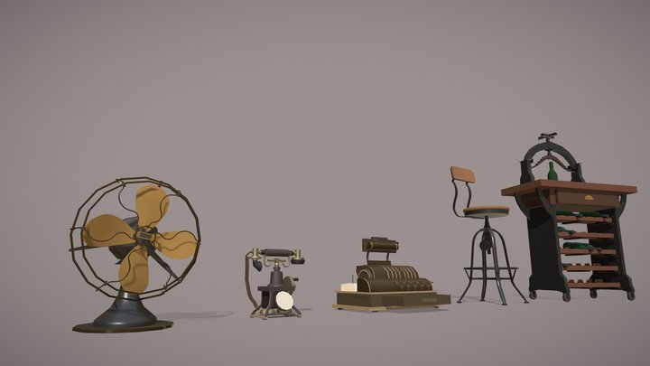 Bar Stuff 2 3D Model