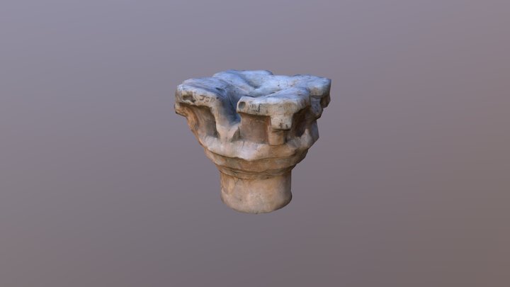 Chapital Temple Debod / Capitel Templo Debod 3D Model