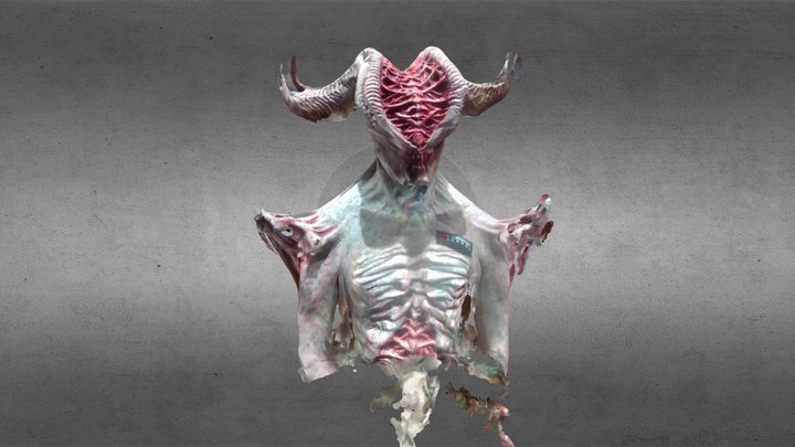 Comic Con Demon Cosplayer 3D Model