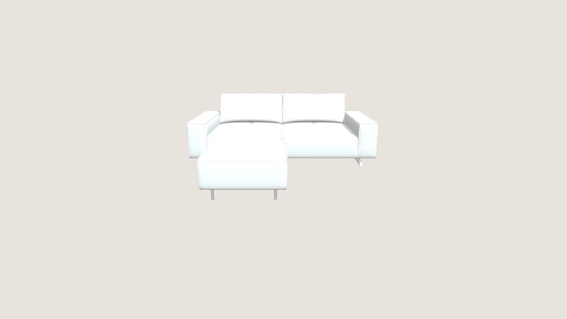 Blest Rieti — стильный прямой диван — Sketchfab embed 3D viewer