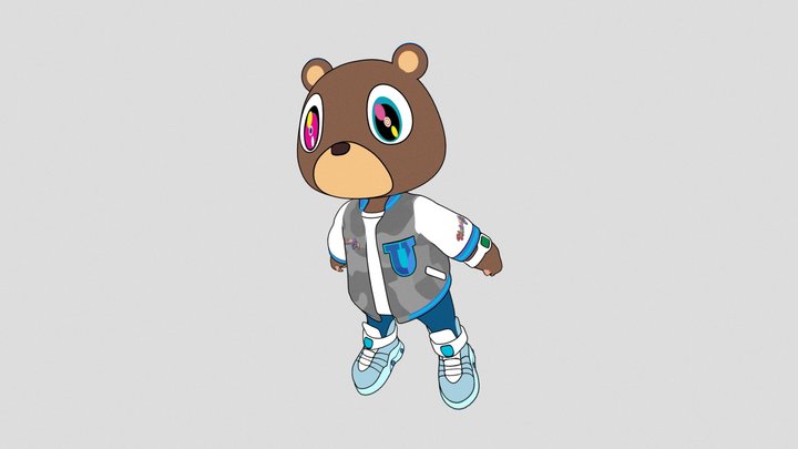 Dropout Bear 3D Model