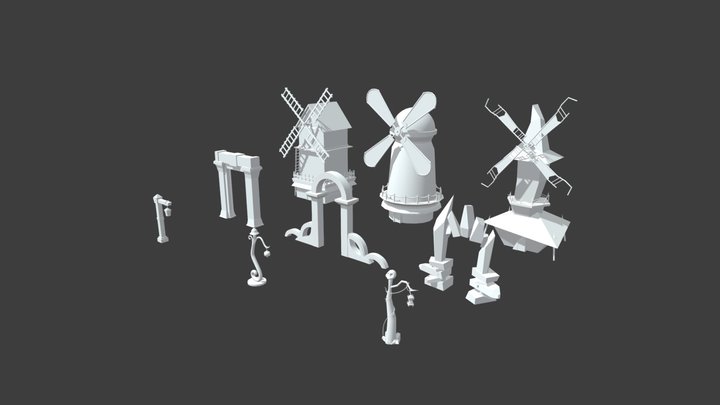 HW3 XYZ School 3D Model