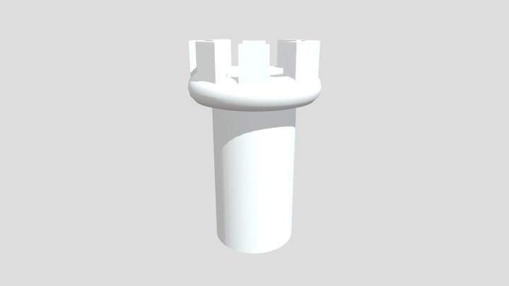 Castle Tower 3D Model