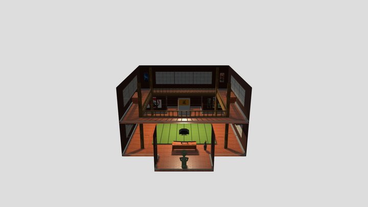 Dojo Interior 3D Model