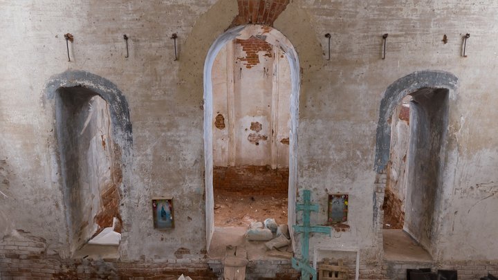 Спасо-Преображенская церковь (алтарь) 3D Model