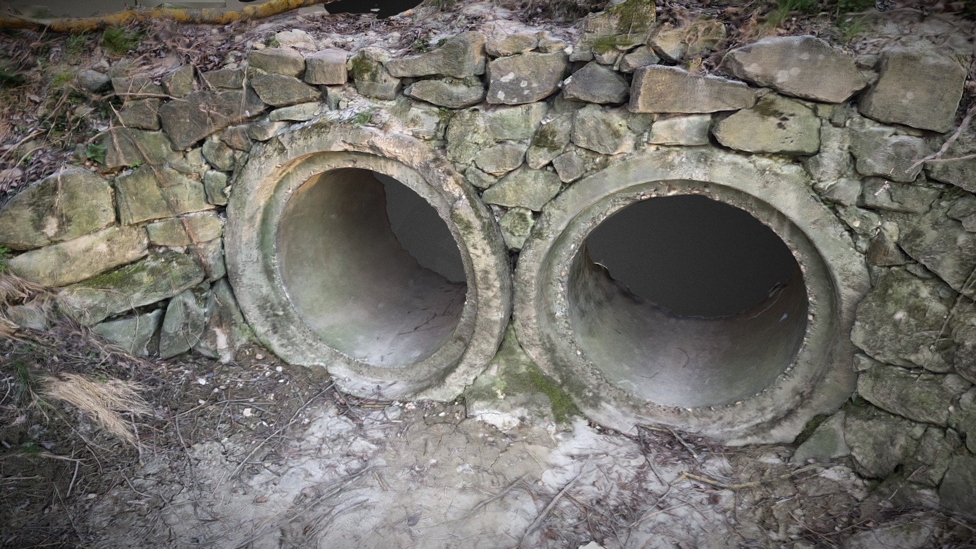 Under road pipes
