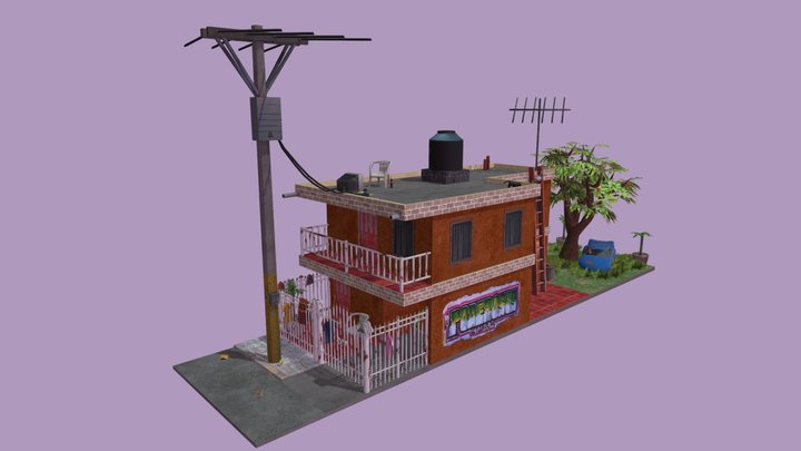 DAE Rowhomes - Cartagena/Ecatepec Hybrid 3D Model