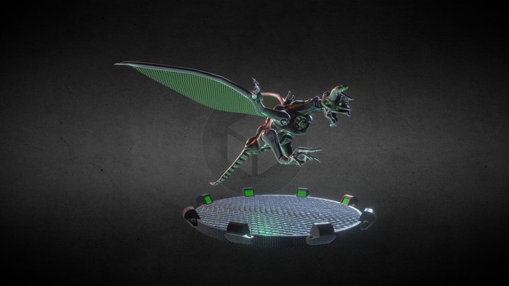 (PBR)Project SINA Game Model Flying Dimorphodon 3D Model