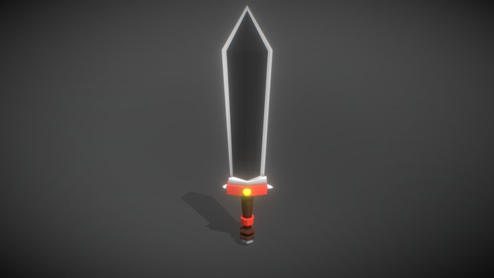Sword Model (Tutorial Inspired) 3D Model