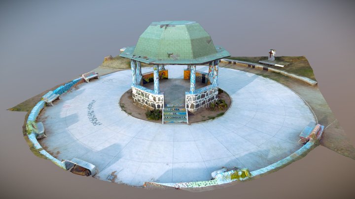 Plaza de La Conquista - Valparaíso, Chile 3D Model