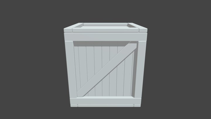 Lets Make A Crate 3D Model