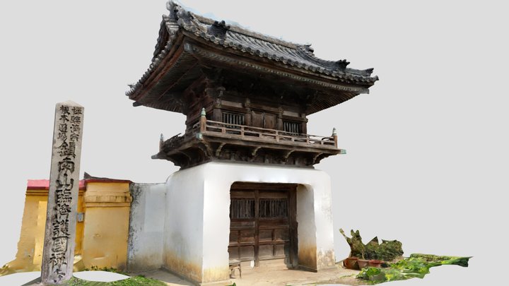 臨濟護國禪寺 山門 3D Model
