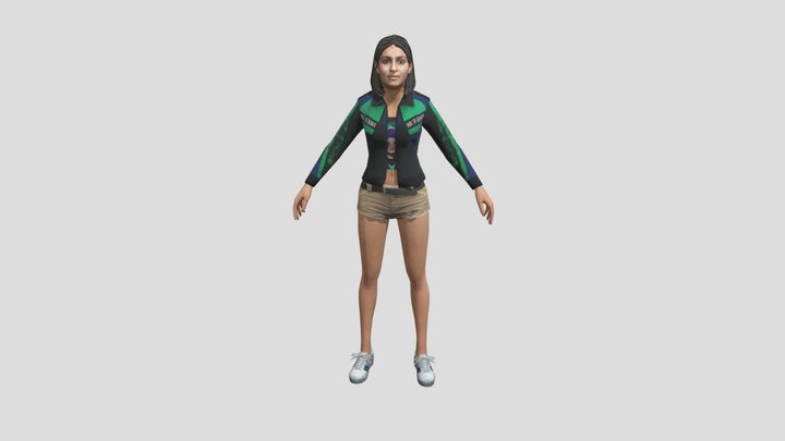 girl2 3D Model