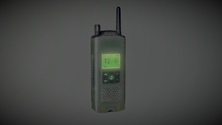 walkie talkie 3D Model