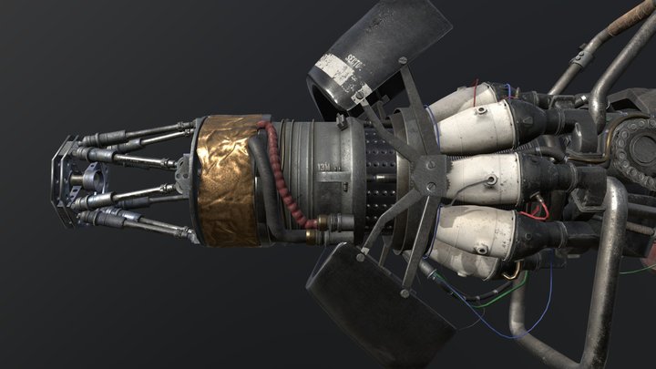 GAP - Ray Gun 3D Model