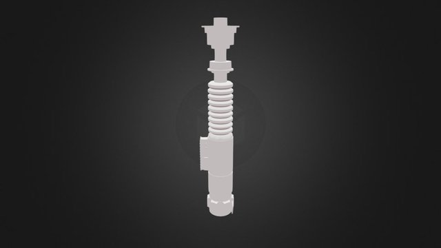 Luke's Second Lightsaber No Texture 3D Model