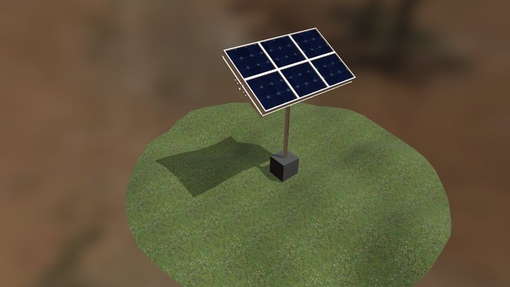 Solarpanel 3D Model