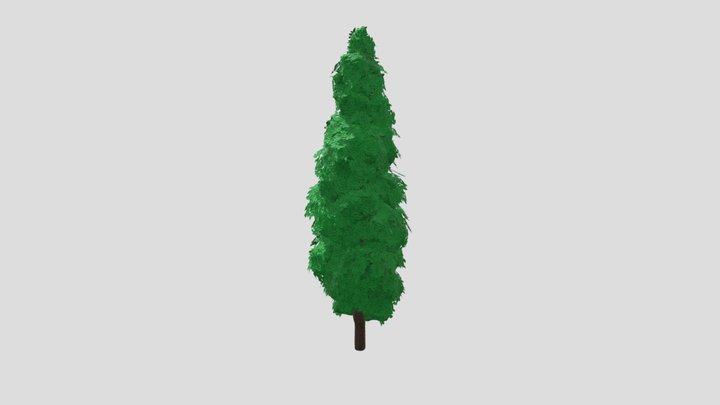 Tree BushPlanes 3D Model