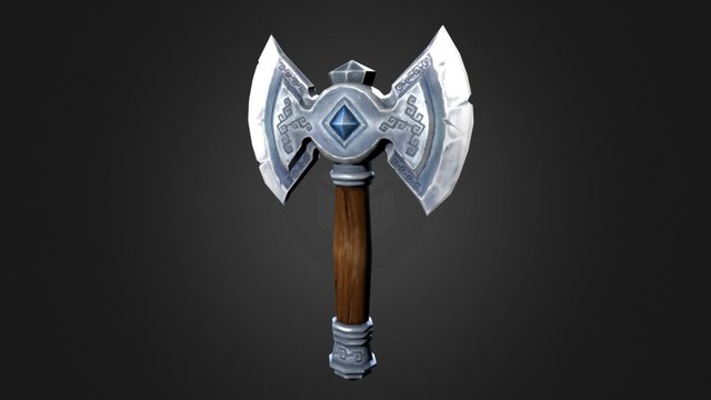 Viking Axe 3D Model