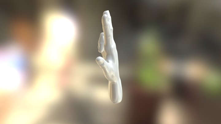 HAND Victory sign 3D Model