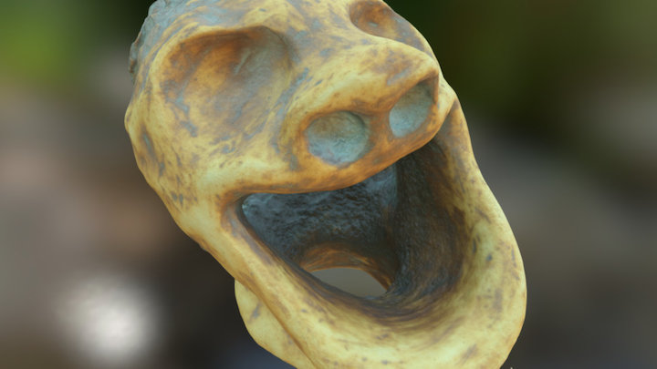 A small ceramic sculpture