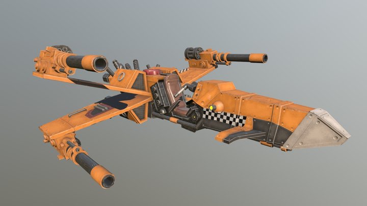 Warhammer ork x-wing 3D Model